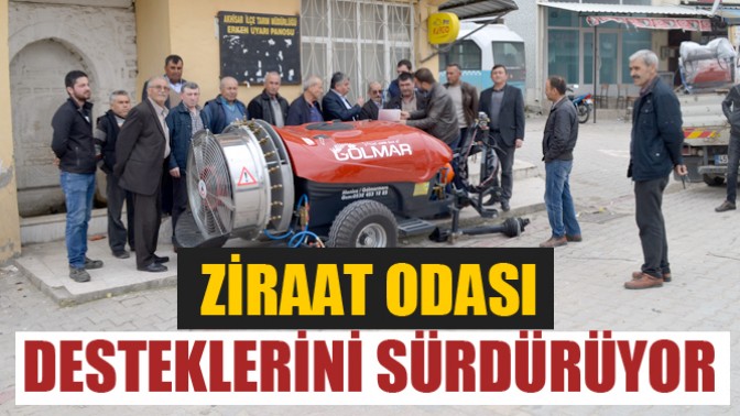 Akhisar Ziraat Odası Zirai Alet Ve Ekipman Desteklerini Sürdürüyor.