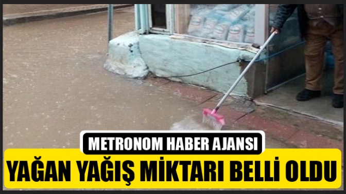 Akhisara 3 günde yağan yağış miktarı belli oldu