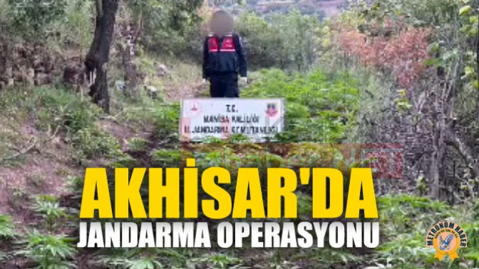 Akhisarda Jandarma Operasyonu