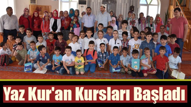 Akhisarda Yaz Kuran Kursları Başladı