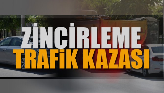 Akhisar'da Zincirleme Trafik Kazası