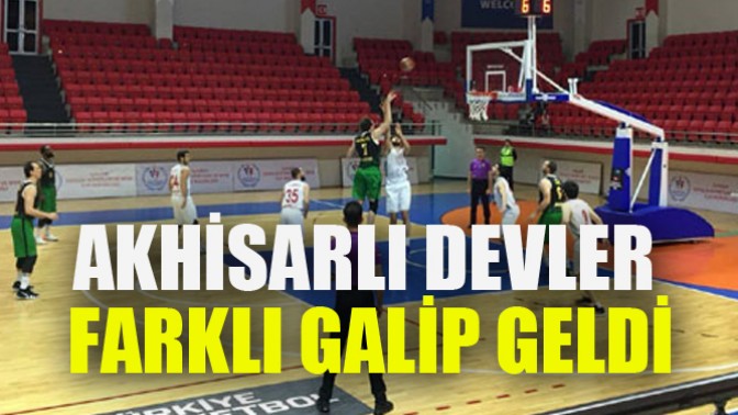 Akhisarlı devler Samsundan galip döndü