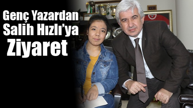 Akhisarlı Genç Yazardan, Salih Hızlı’ya Ziyaret