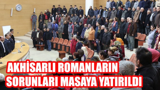 Akhisarlı Romanların Sorunları Masaya Yatırıldı