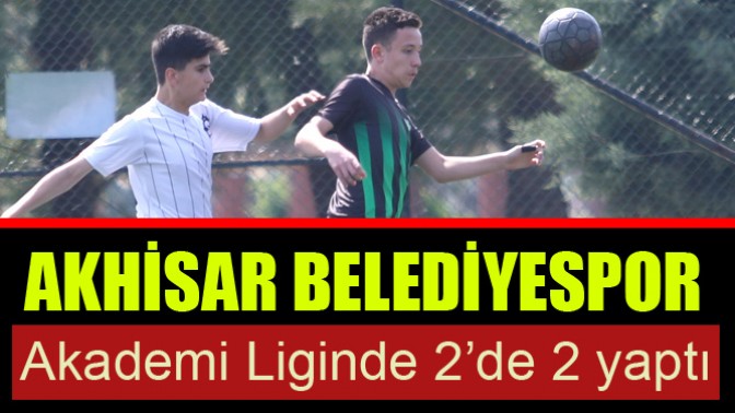 Akhisarspor Akademi Liginde 2’de 2 yaptı