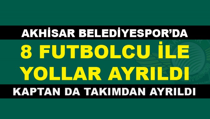 Akhisarspor’da Kaptan Emrah Eren’de Takımdan Ayrıldı