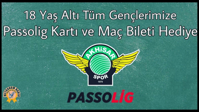 Akhisarspor’dan 18 yaş altı tüm gençlere müjde!