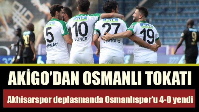 Akhisarspor deplasmanda Osmanlısporu 4-0 yendi