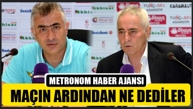 Akhisarspor, Eskişehirspor Maçı Ardından