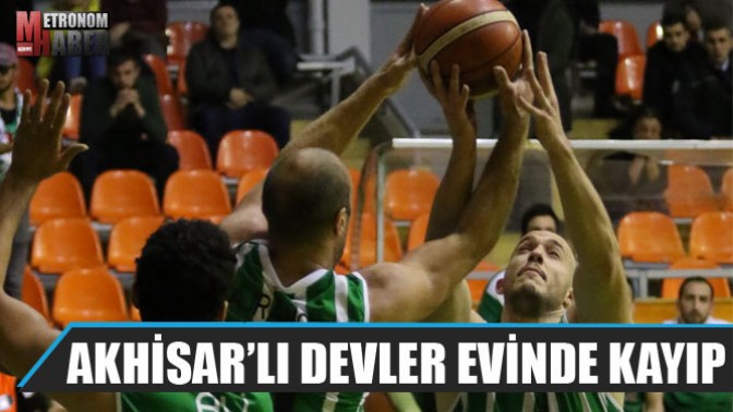 Akhisarspor Evinde Kaybetti