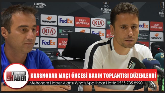 Akhisarspor- Krasnodar maçı öncesi basın toplantısı düzenlendi