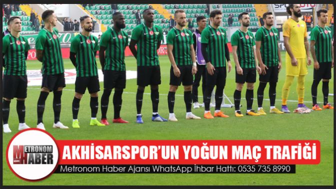 Akhisarspor’u Aralık ayında 7 maç bekliyor