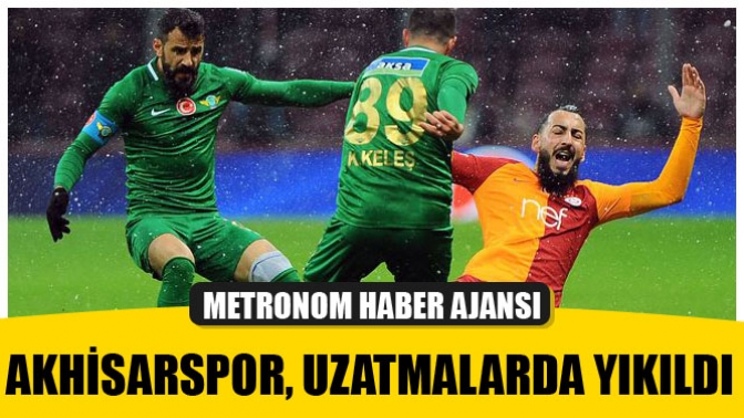 Akhisarspor, uzatmalarda yıkıldı