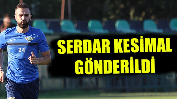 Akhisarsporda Serdar Kesimal Gönderildi