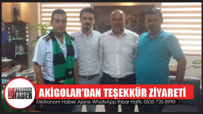 Akigolar’dan Teşekkür Ziyareti