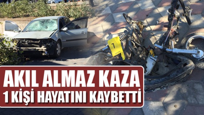 Akıl almaz kaza; 1 kişi hayatını kaybetti