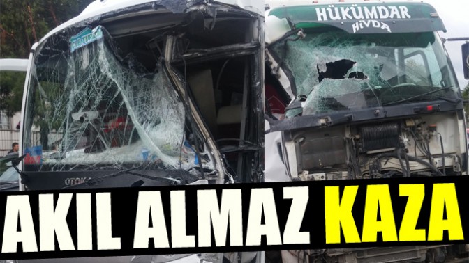 Akıl Almaz Kaza 21 yaralı