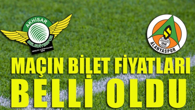 Alanyaspor Maçı Biletleri Belli Oldu