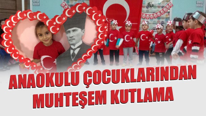 Anaokulu Çocuklarından Muhteşem Cumhuriyet Kutlaması