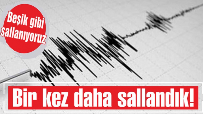 Artçı depremler korkutuyor bu defa merkez üssü Akhisar İlçe merkezi 4.2