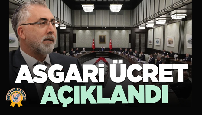 Asgari ücret açıklandı