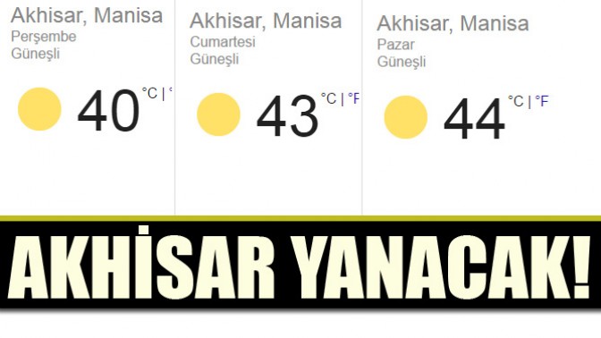 Aşırı sıcaklar geliyor