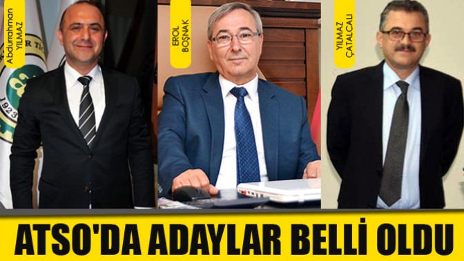 ATSO Adayları Belli Oldu