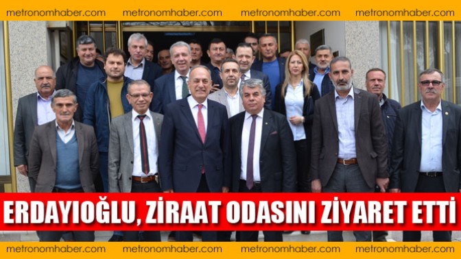 ATSO Başkan adayı Erdayıoğlu, Ziraat Odasını Ziyaret Etti