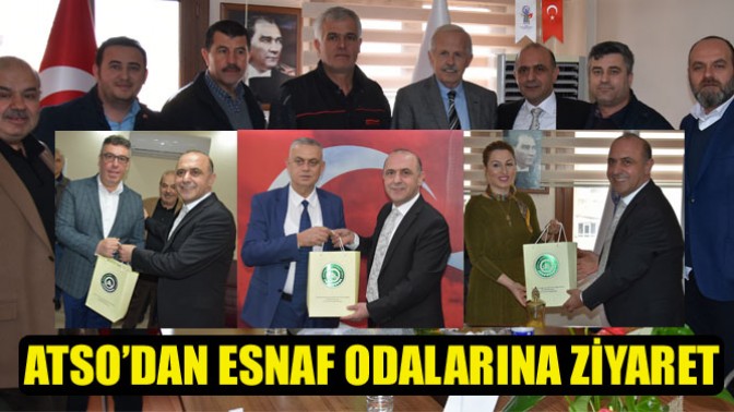 ATSO’dan esnaf odalarına ziyaret