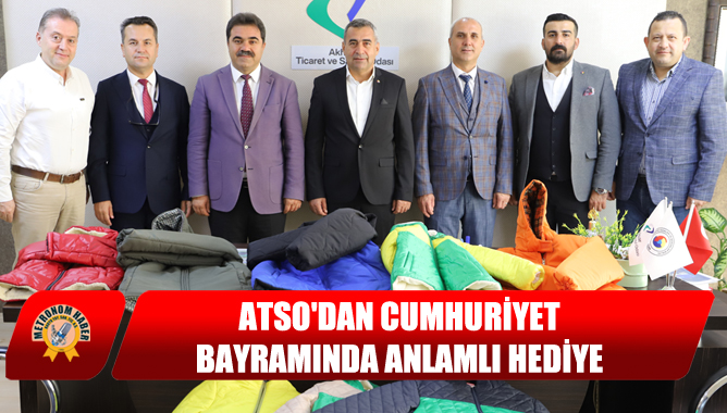 ATSOdan Cumhuriyet Bayramında Anlamlı Hediye