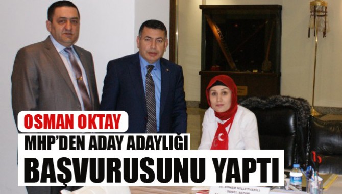 Avukat Osman Oktay, MHP’den Aday Adaylığı Başvurusunu Yaptı