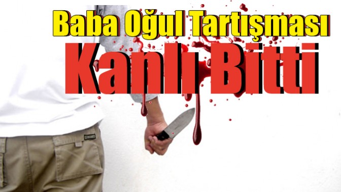 Baba Oğul Tartışması Kanlı Bitti