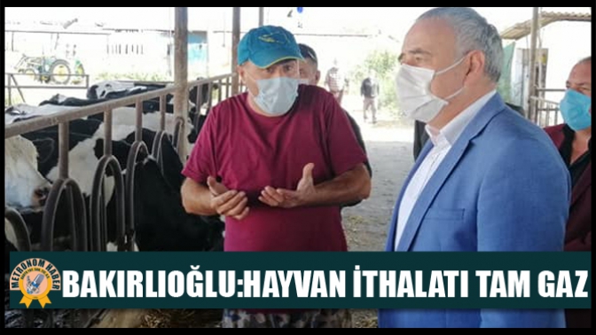 Bakırlıoğlu: Hayvan İthalatı Tam Gaz