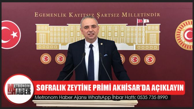 Bakırlıoğlu Sofralık Zeytine Primi Akhisar’da Açıklayın