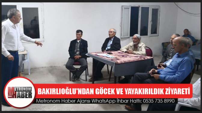 Bakırlıoğlundan Göcek ve Yayakırıldık Ziyareti