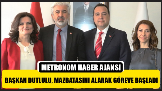 Başkan Dutlulu, mazbatasını alarak göreve başladı