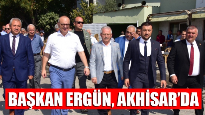 Başkan Ergün Akhisarda