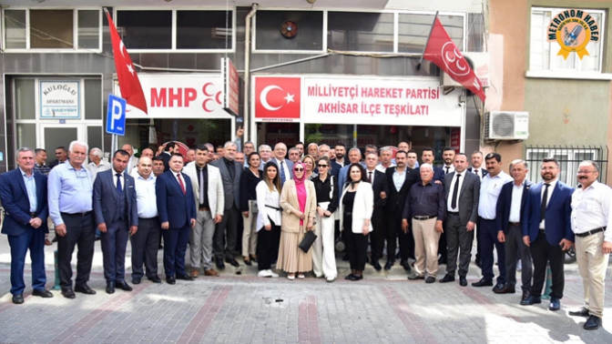 Başkan Ergün, Mhp Akhisar İlçe Teşkilatı İle Buluştu