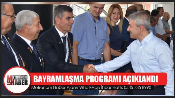 Bayramlaşma Programı Açıklandı