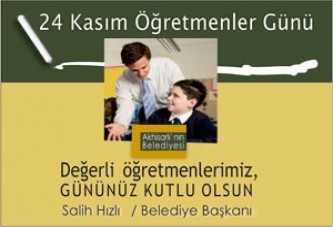 Belediye Başkanı’ndan Öğretmenler Günü Kutlama Mesajı