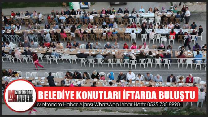 Belediye Konutları İftarda Buluştu