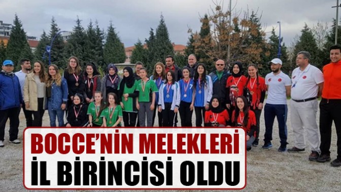 Bocce’nin Melekleri İl Birincisi Oldu