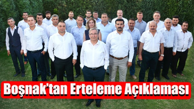 Boşnaktan Erteleme Açıklaması