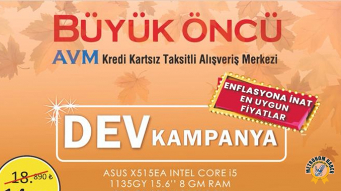 Büyük Öncü’de Dev Kampanya!