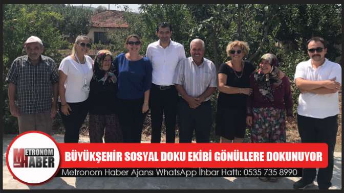 Büyükşehir Sosyal Doku Ekibi Gönüllere Dokunuyor