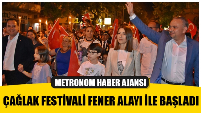 Çağlak Festivali Fener Alayı İle Başladı