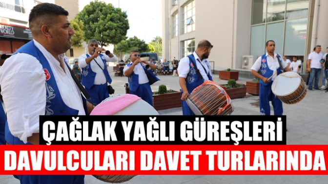 Çağlak Yağlı Güreşleri davulcuları davet turlarında