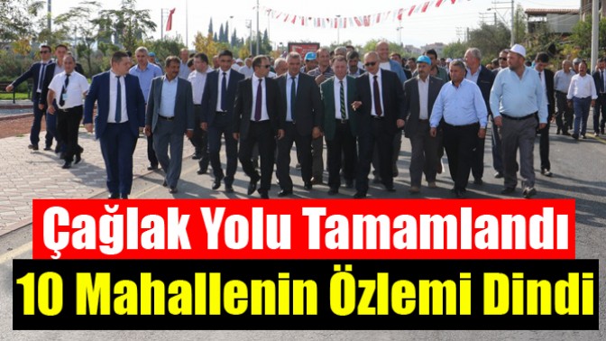 Çağlak Yolu Tamamlandı, 10 Mahallenin Özlemi Dindi