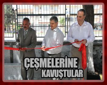 Çağlak Anadolu Lisesi Çeşme’sine Kavuştu