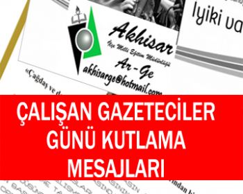 Çalışan Gazeteciler Günü Kutlama Mesajları !